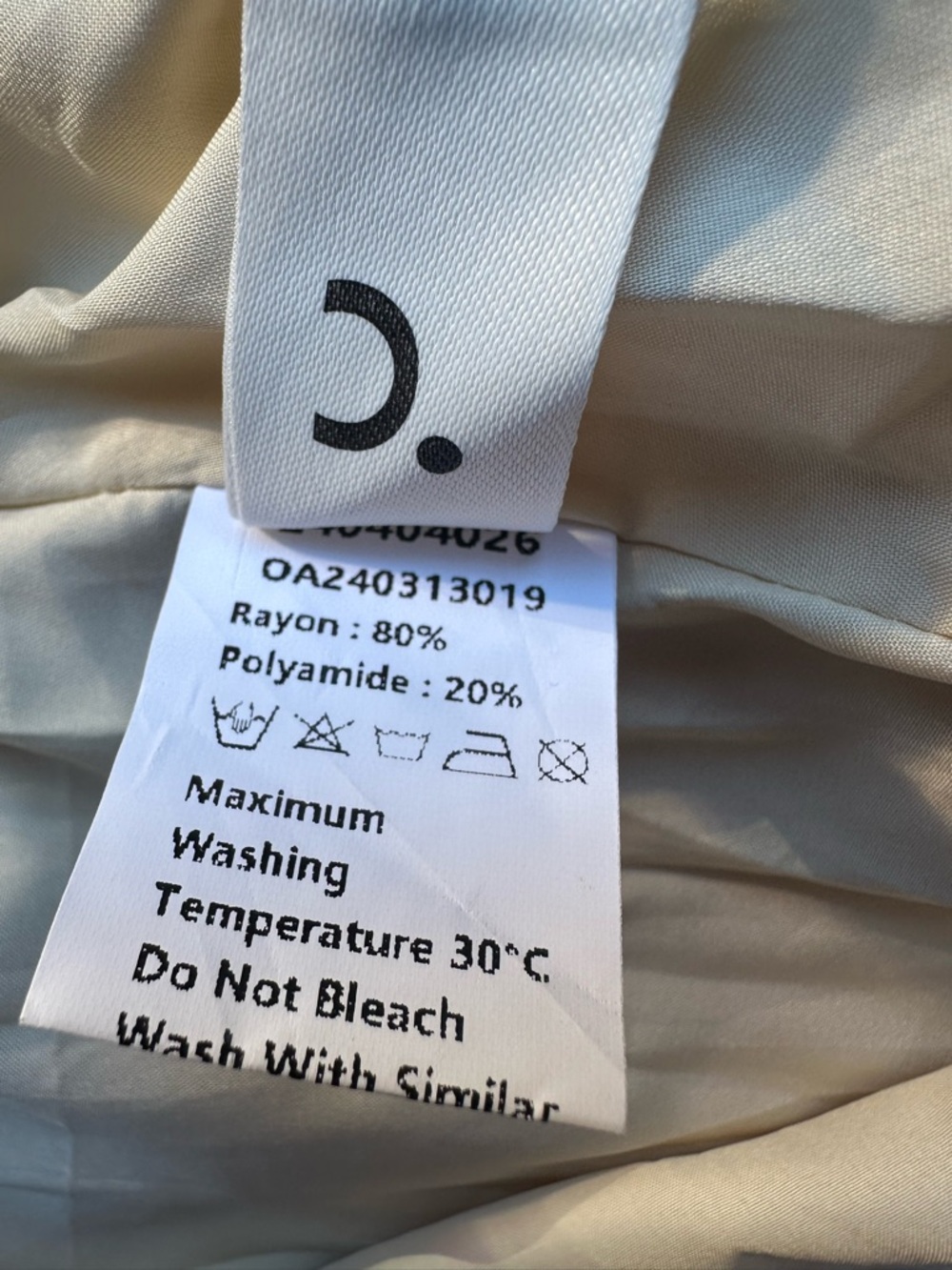 COMMENSE *NWT Double Layers V-neck Long Dress - Picture 7 of 7